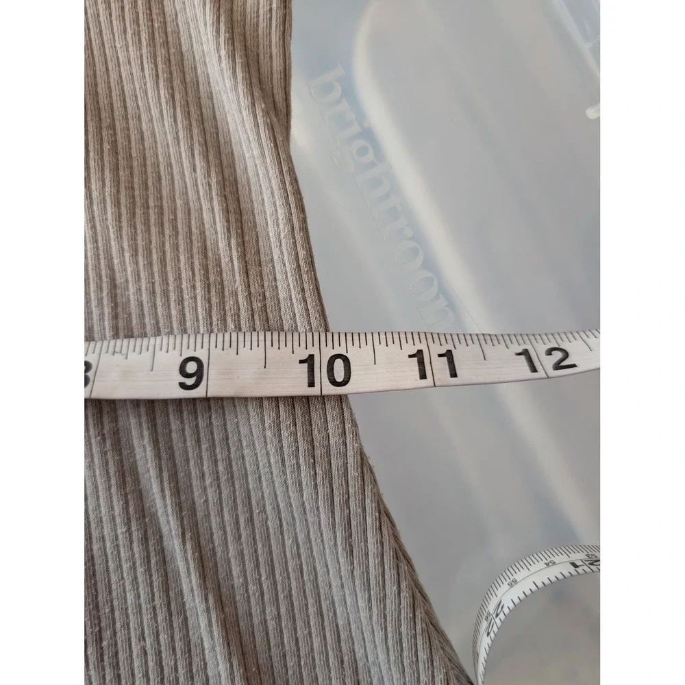 Standard James Perse Ribbed Bodycon Tank Dress Gray 1 Small Minimalist Lounge - Picture 9 of 11